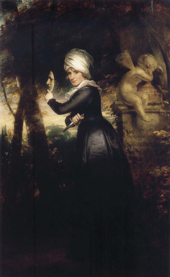 Sir William Beechey Sarah Siddons with the Emblems of Tragedy